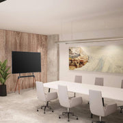 حامل تلفاز للشاشات المسطحة (55-86) بوصة بارتفاع قابل للتعديل