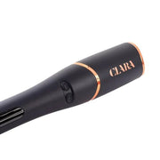 جهاز كلارا لتجعيد الشعر تلقائيًا - هو مكواة تجعيد شعر تلقائية باللونين الأسود والذهبي