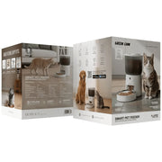 مغذّي الحيوانات الأليفة الذكي من جرين ليون مع وعاء ستانلس ستيل