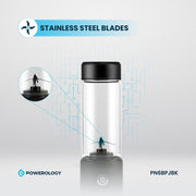 عصارة باورولوجي المحمولة الجديدة ذات الست شفرات، سعة 450 مل، 126 واط