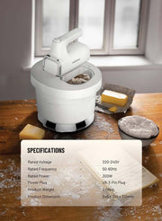 خلاط يدوي من بورودو / طاقة 300 واط / 6 مستويات سرعة