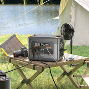 محطة طاقة بورودو فورسبيس / 2047 واط/ساعة / طاقة 2400 واط / تدعم الشحن بالطاقة الشمسية / منافذ متعددة 546000mAh