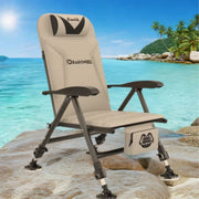 كرسي التخييم والرحلات القابل للتعديل والطي
